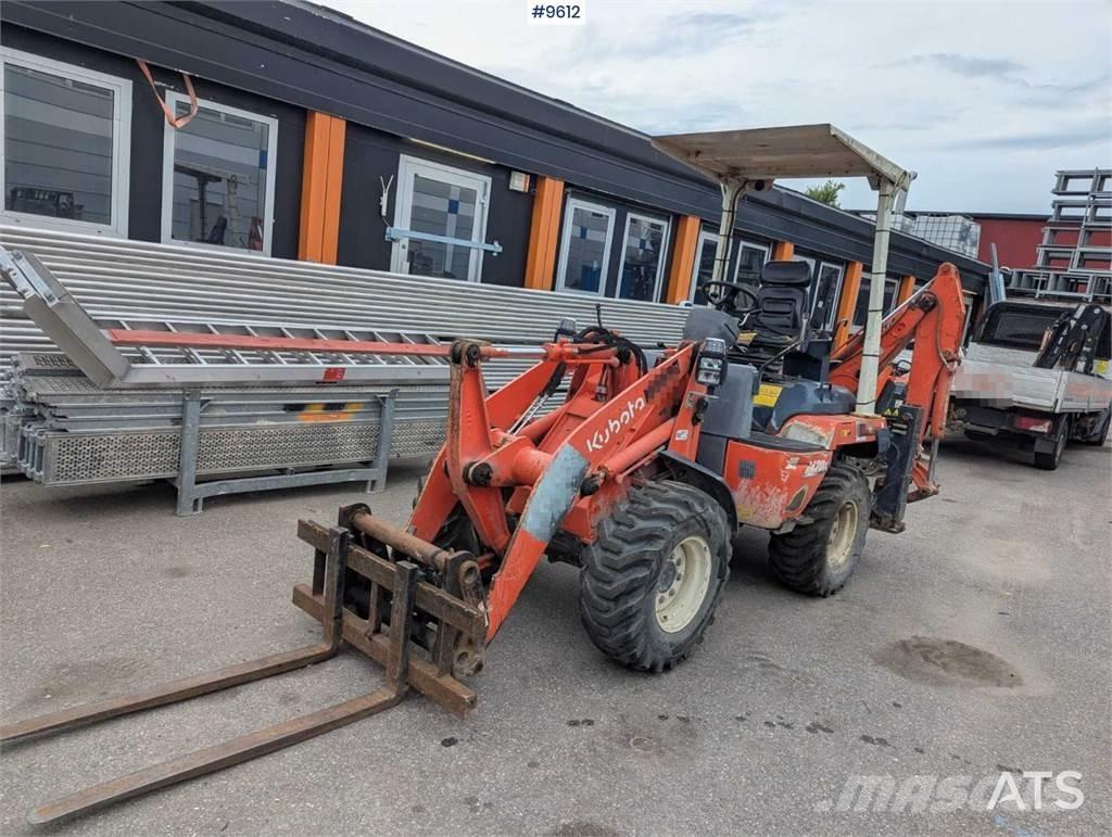 Kubota backhoe loader Rýpadlo-nakladače