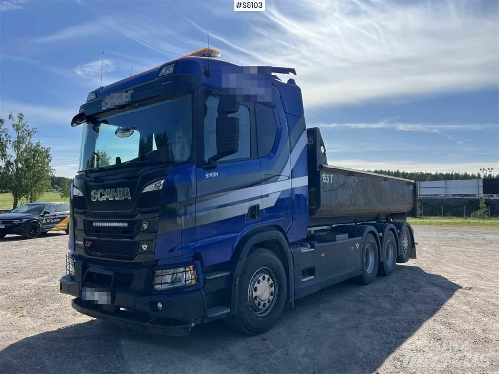 Scania R580 Hákový nosič kontejnerů