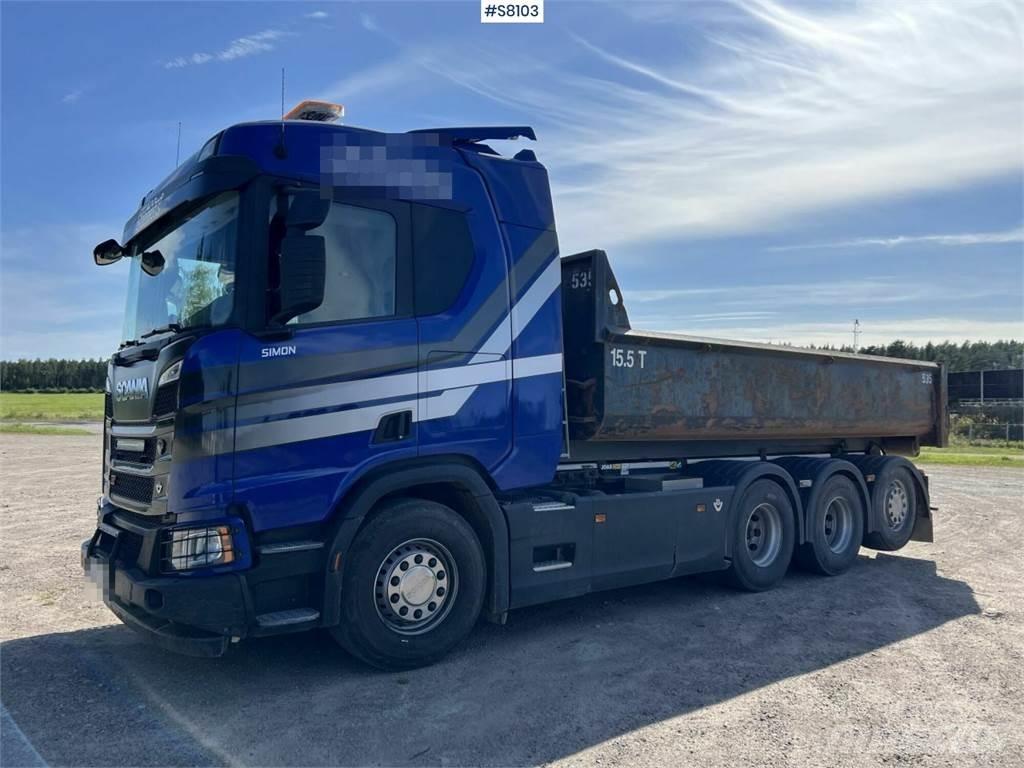 Scania R580 Hákový nosič kontejnerů