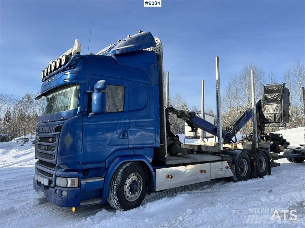 Scania R580 6X4 Vozy na přepravu kmenů
