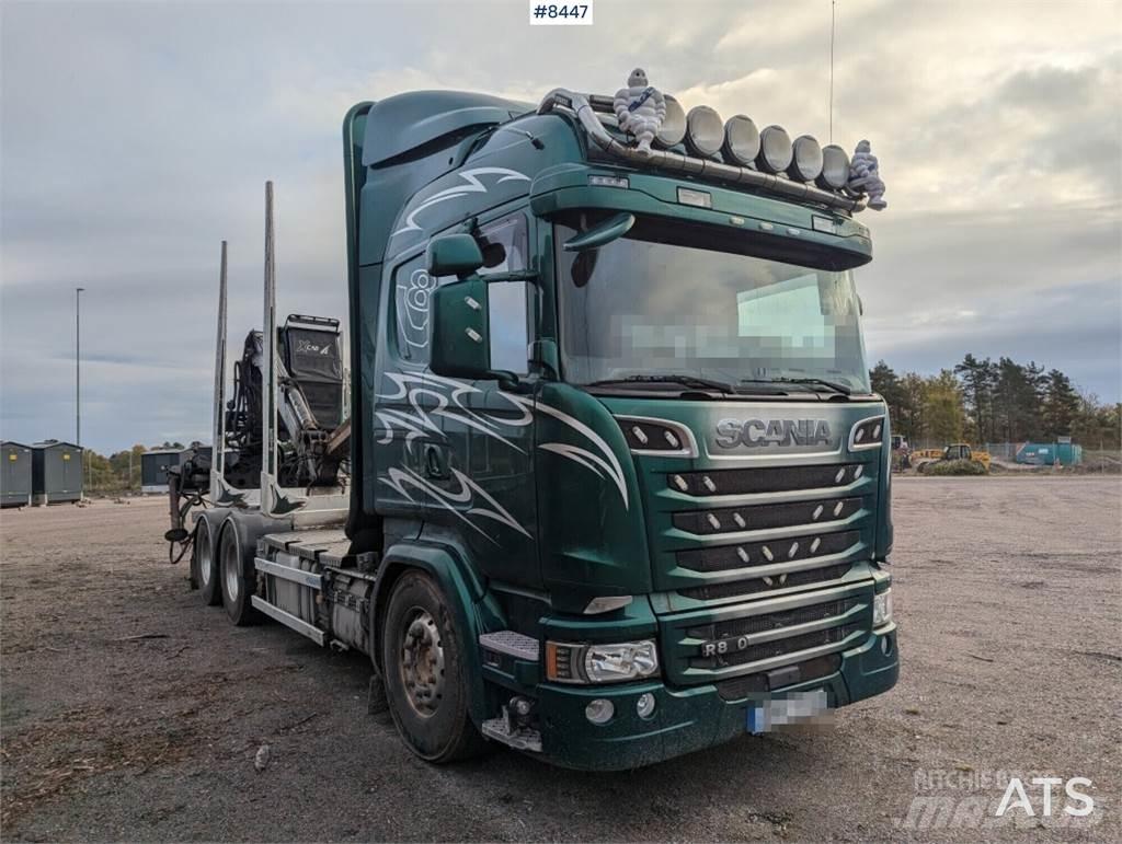 Scania R580LB 6X4 HNB Vozy na přepravu kmenů
