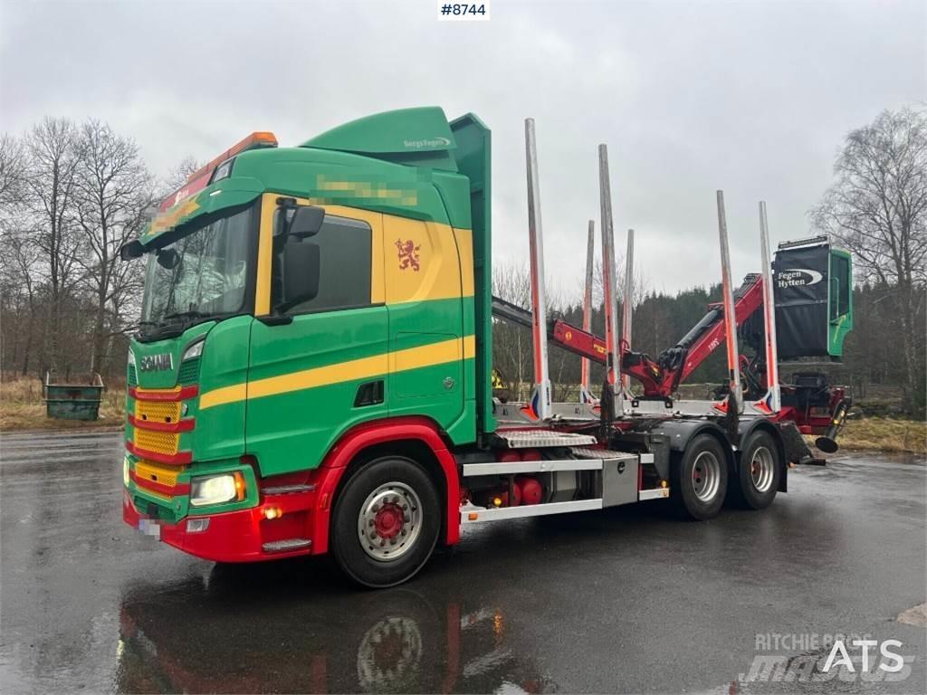 Scania R650 6X4 Vozy na přepravu kmenů