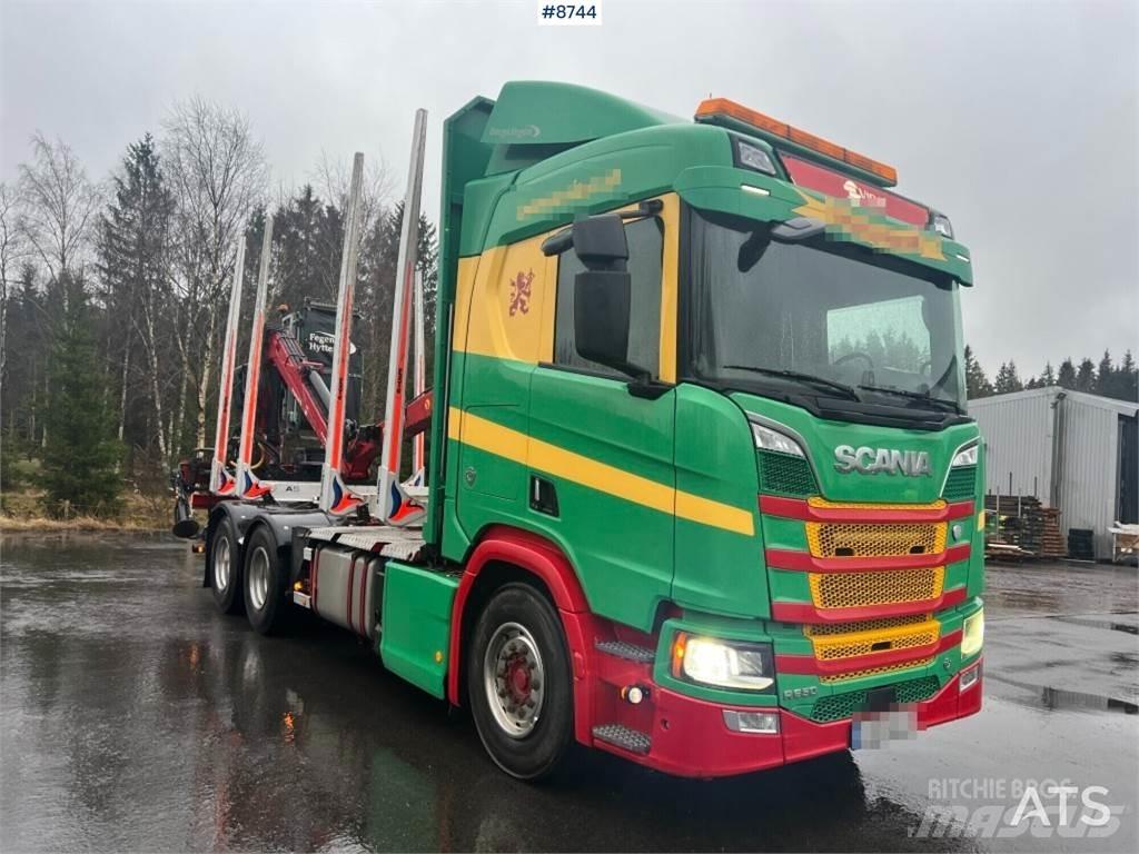 Scania R650 6X4 Vozy na přepravu kmenů