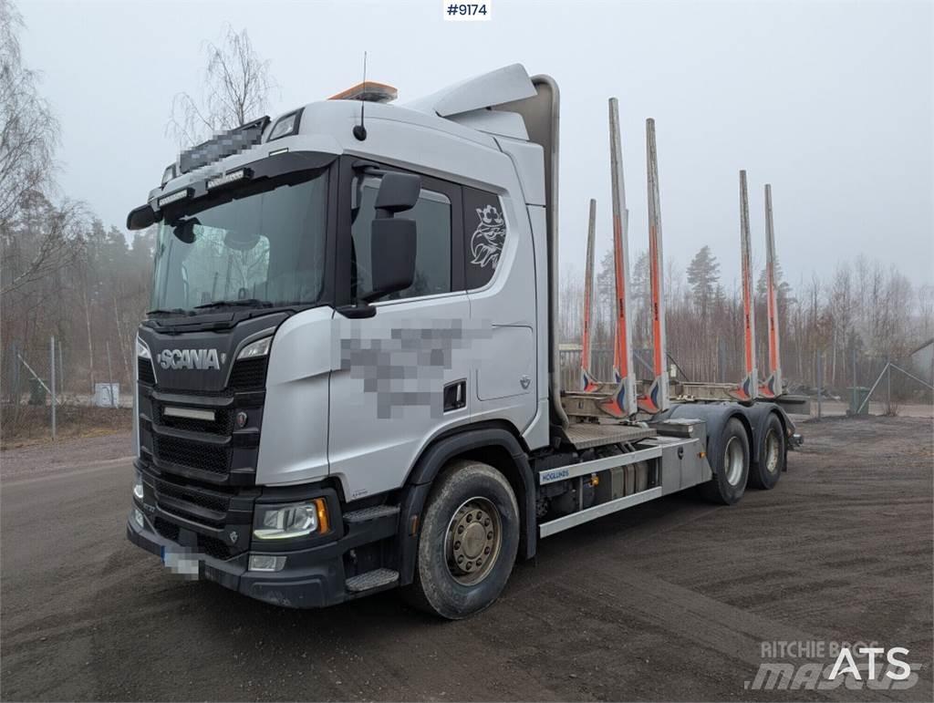 Scania R730 Vozy na přepravu kmenů