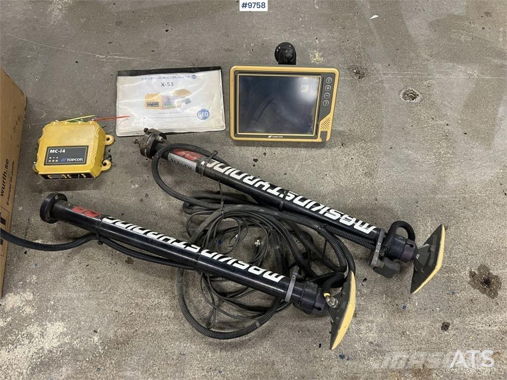 Topcon X-53 Hloubkové lopaty