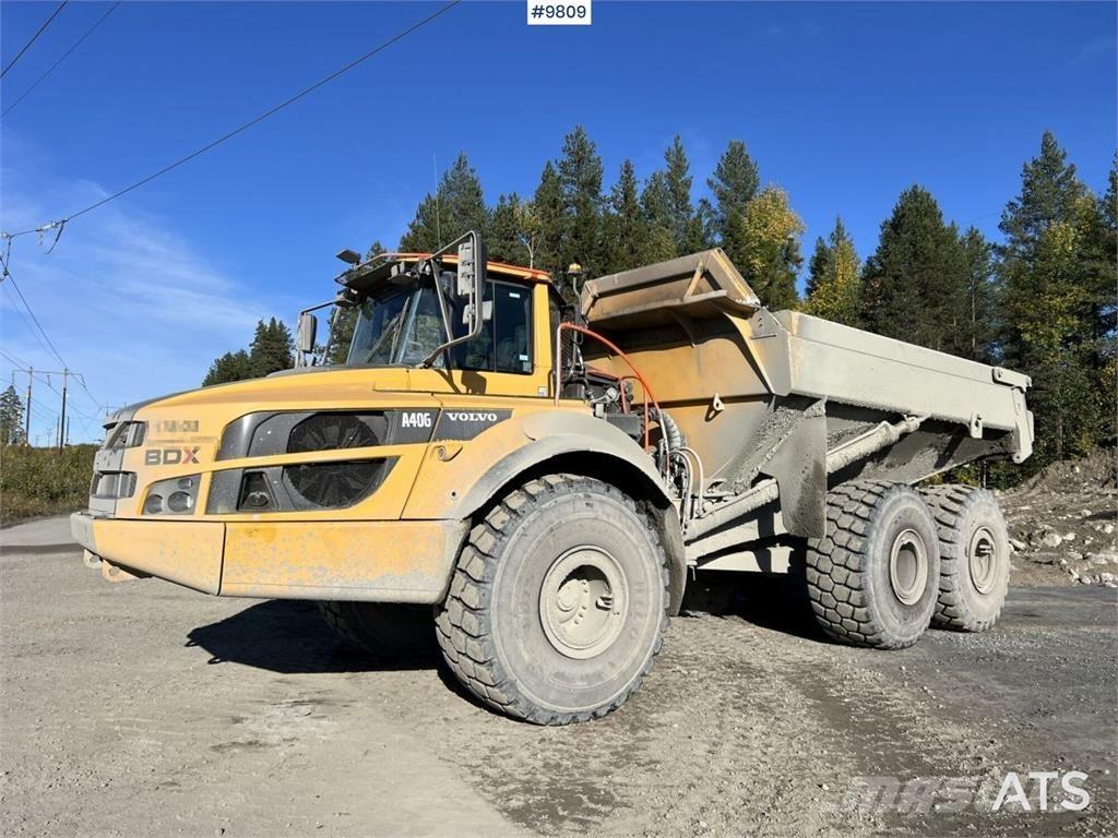 Volvo A40G dump truck Kloubové dempry
