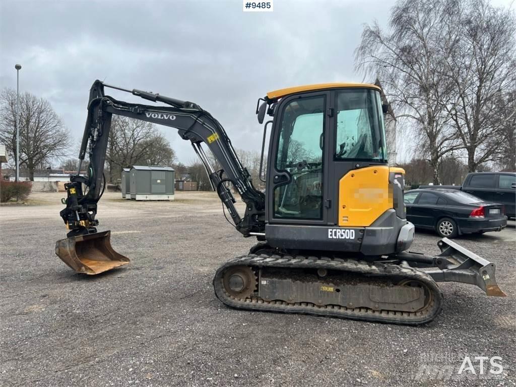 Volvo ECR50D Mini rýpadla < 7t