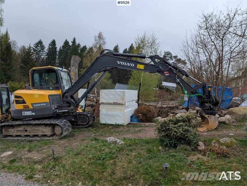 Volvo ECR88D PRO Midi rýpadla 7t - 12t