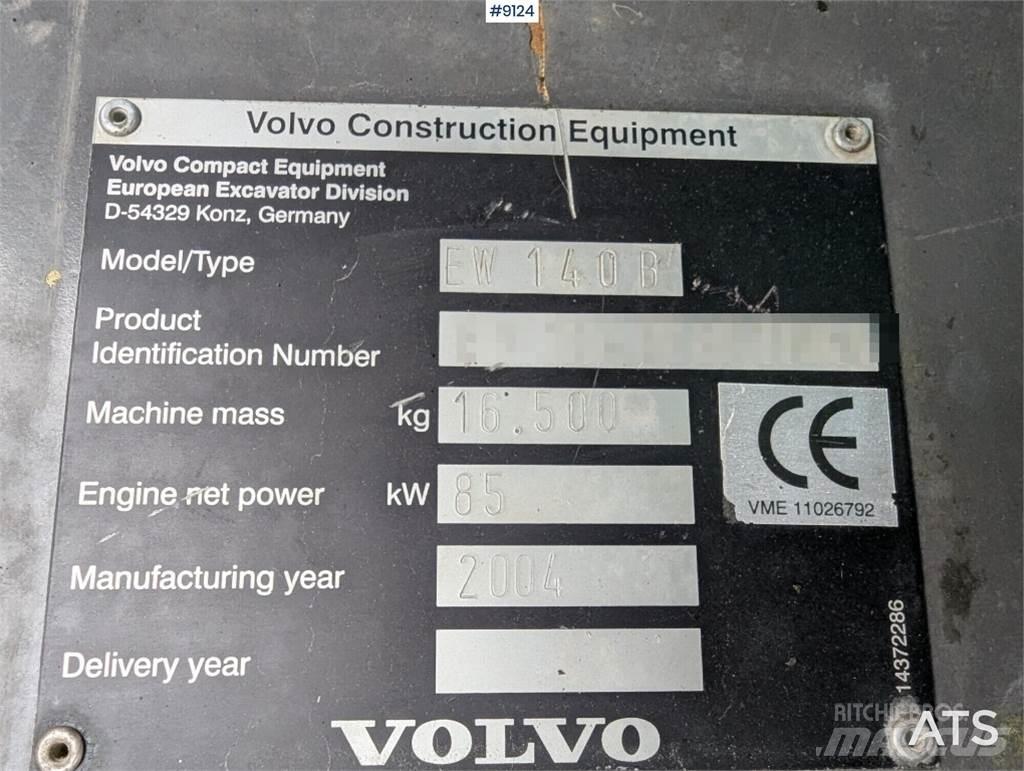 Volvo EW140B Kolová rýpadla