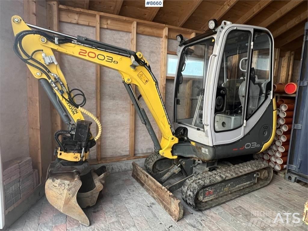 Wacker Neuson 2003RD Mini rýpadla < 7t