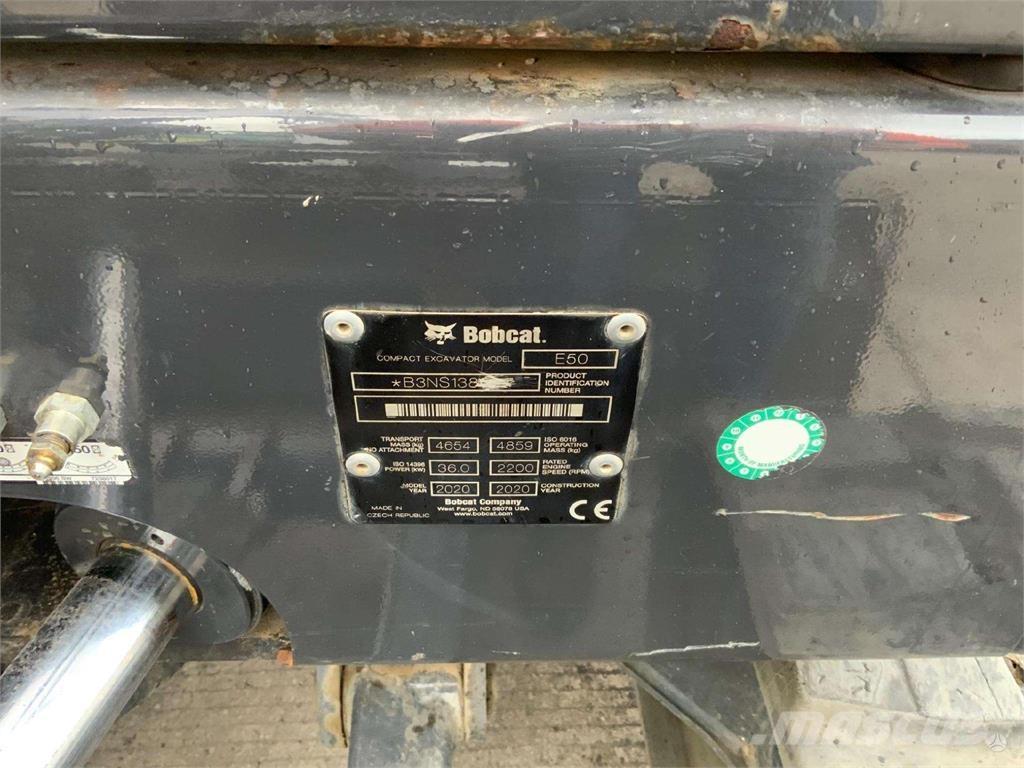 Bobcat E50 Pásová rýpadla