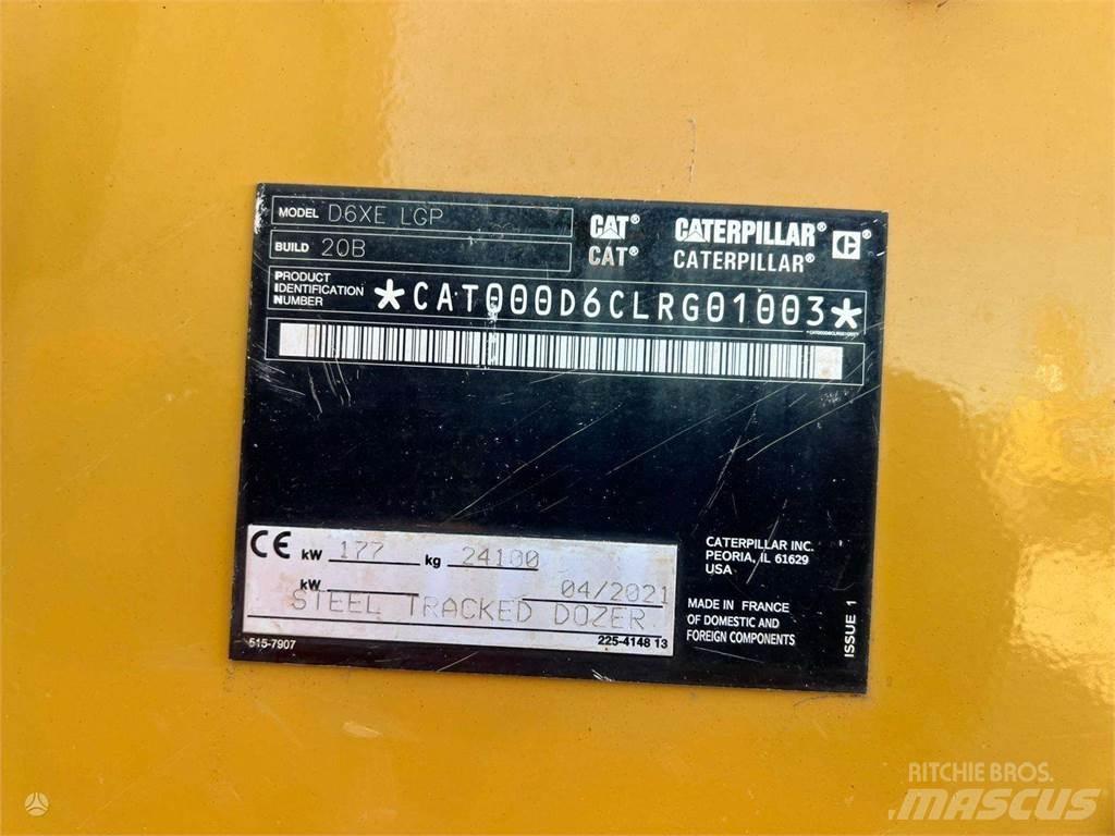 CAT D6XE Pásové dozery