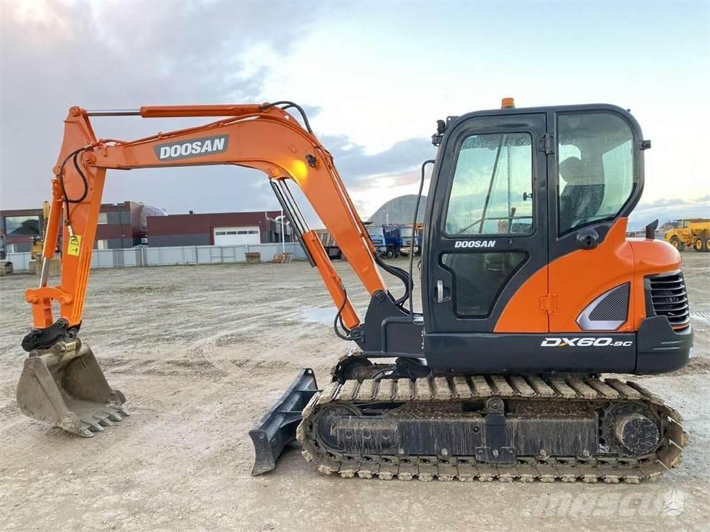 Doosan DX 60 C Mini rýpadla < 7t