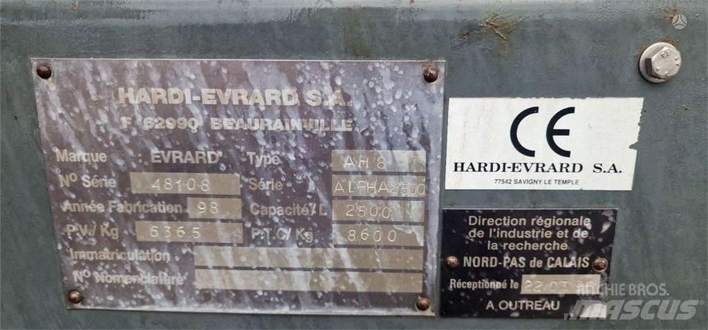Evrard HARDI Samohybné postřikovače