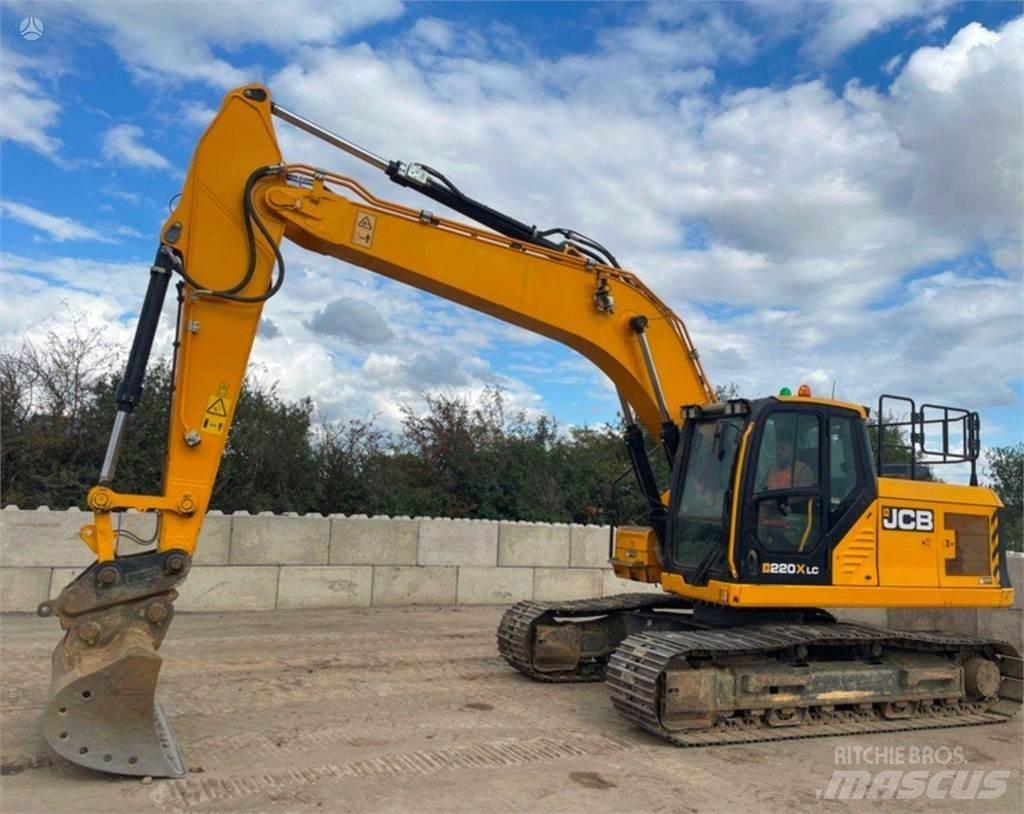 JCB 220X Pásová rýpadla