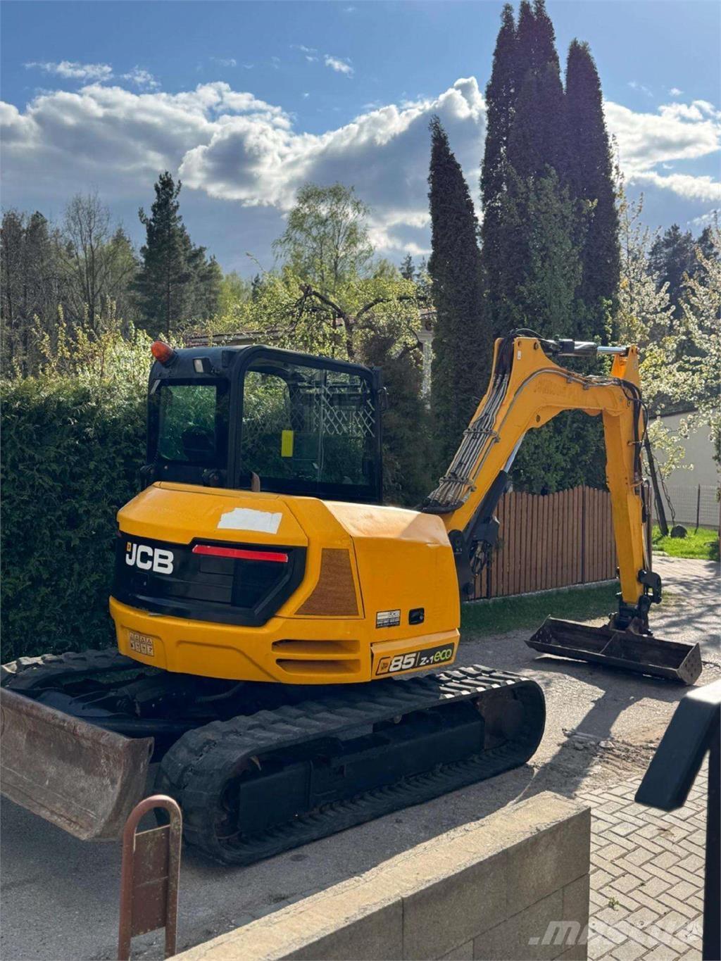 JCB 85Z-1 Pásová rýpadla