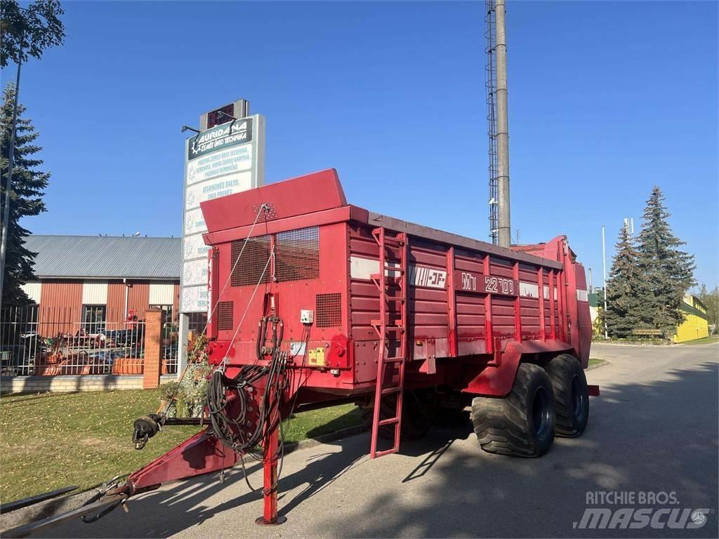 JF MT 22000 Drtiče a řezače balíků