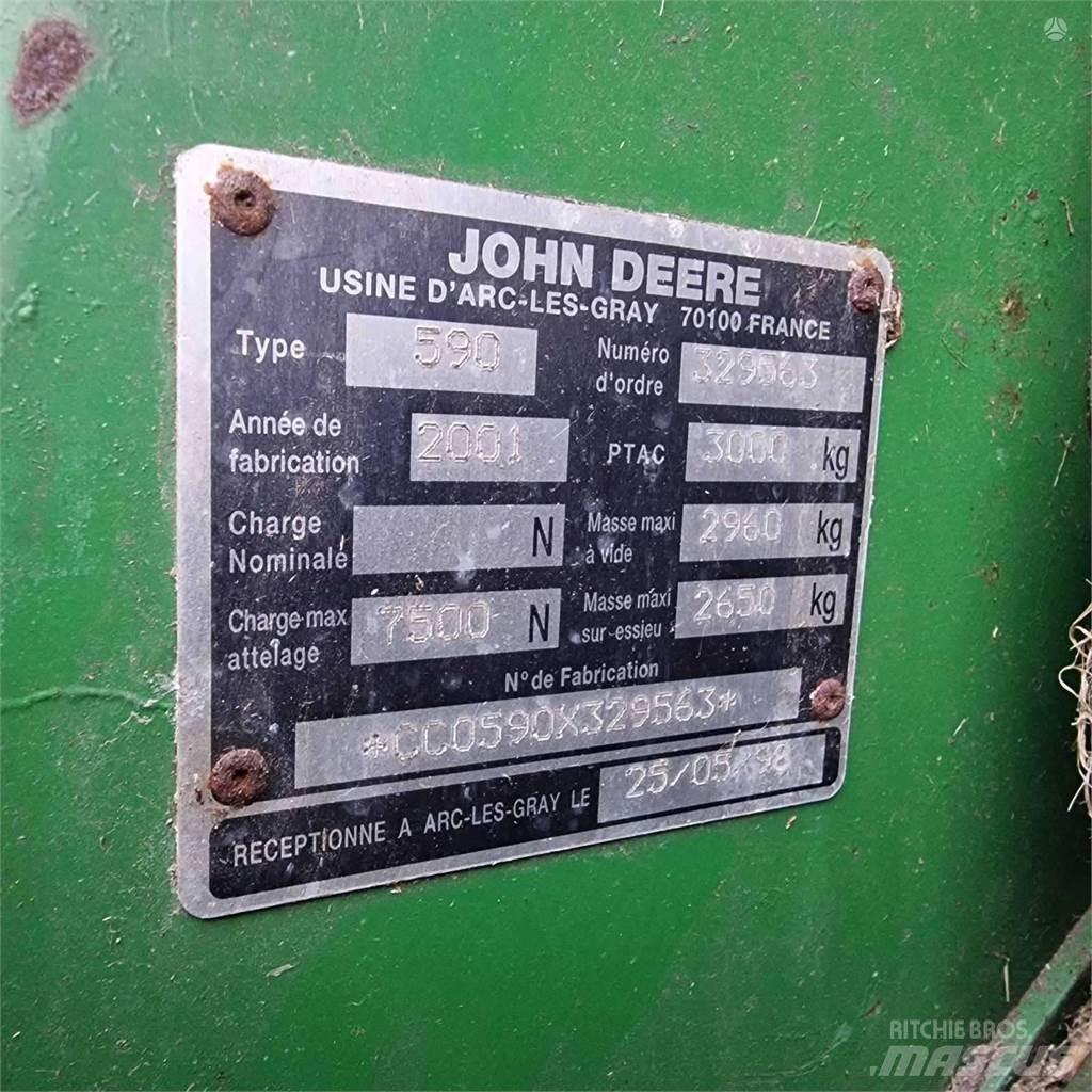 John Deere 590 Lis na válcové balíky