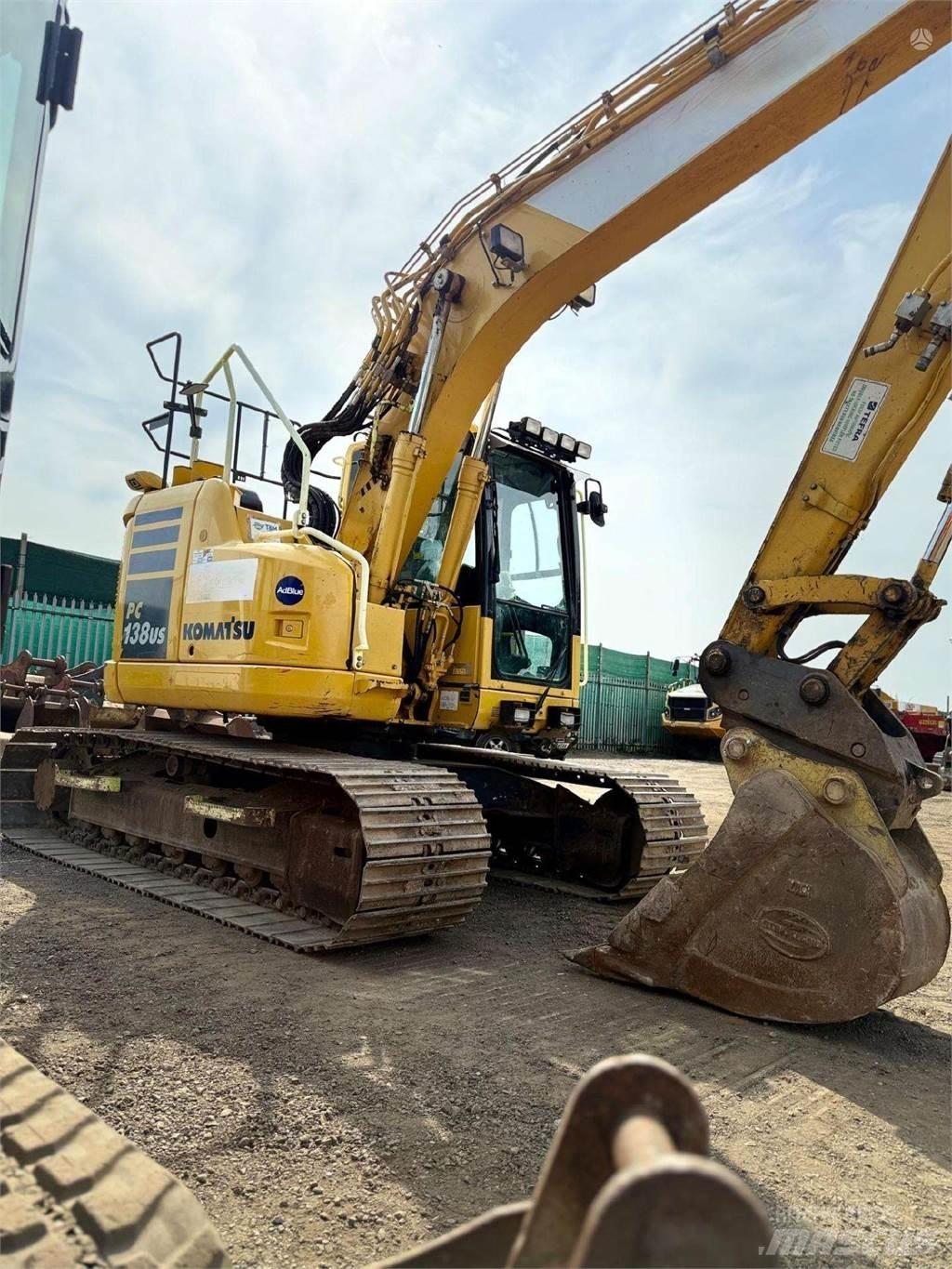 Komatsu PC138US Pásová rýpadla