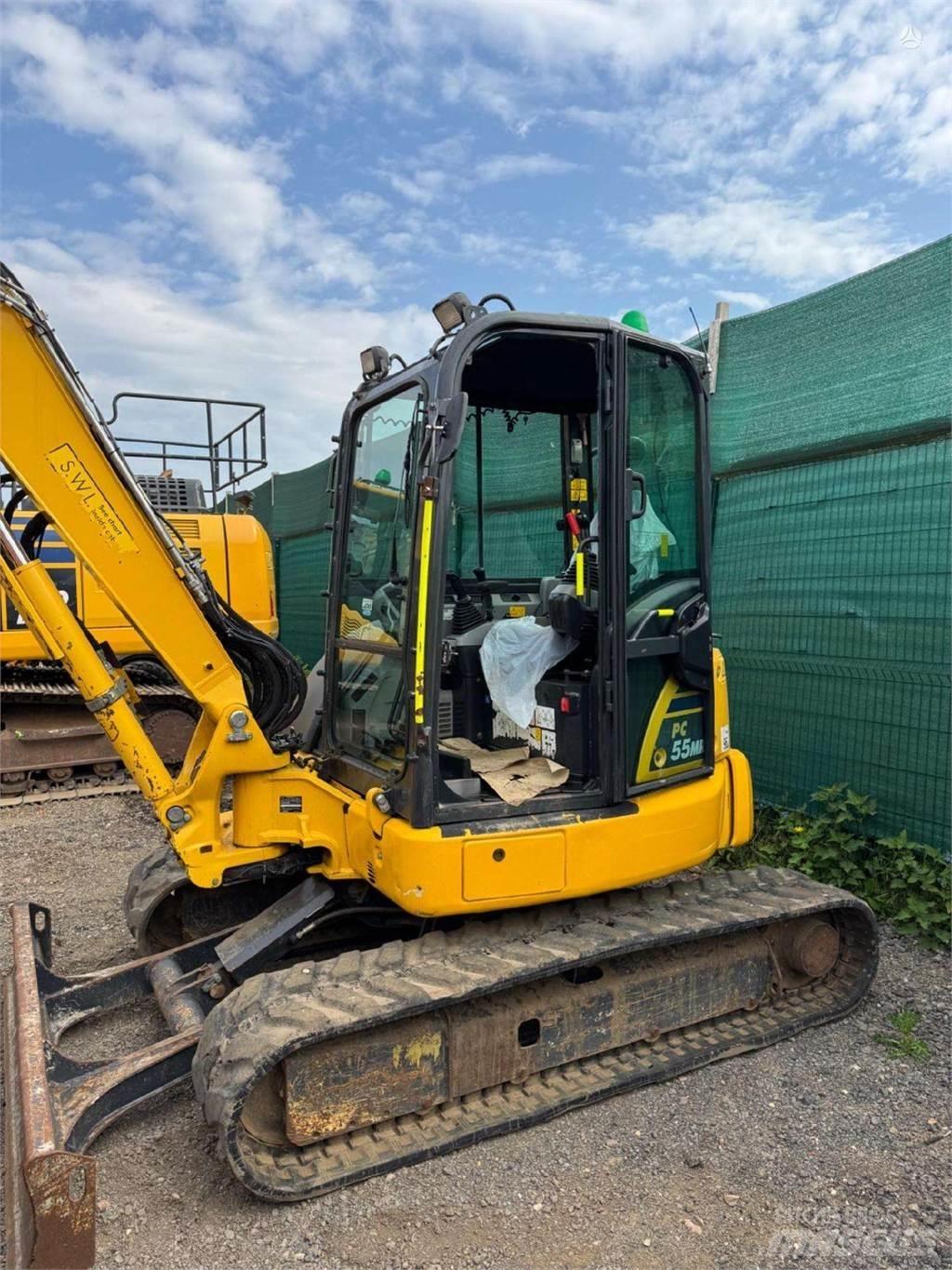 Komatsu PC55MR-5 Pásová rýpadla