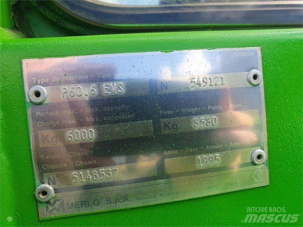 Merlo P60.6 EVS Čelní nakladače a rypadla