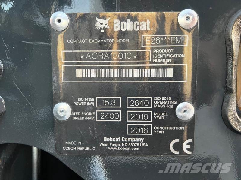 Bobcat E 26 Mini rýpadla < 7t