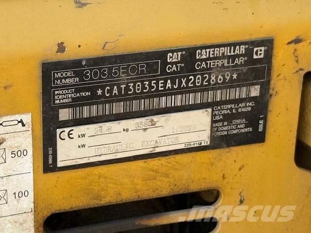 CAT 303.5ECR Mini rýpadla < 7t