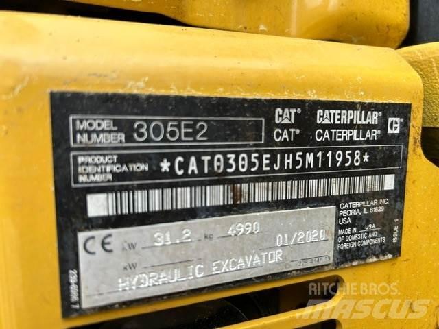 CAT 305E2 Mini rýpadla < 7t