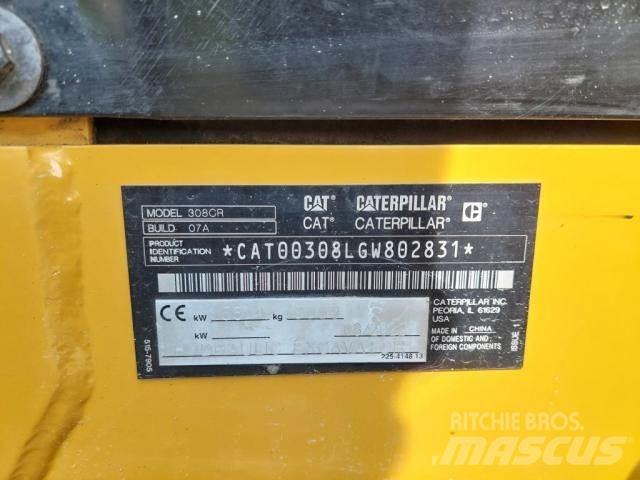 CAT 308 Mini rýpadla < 7t