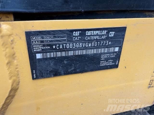 CAT 308 Mini rýpadla < 7t