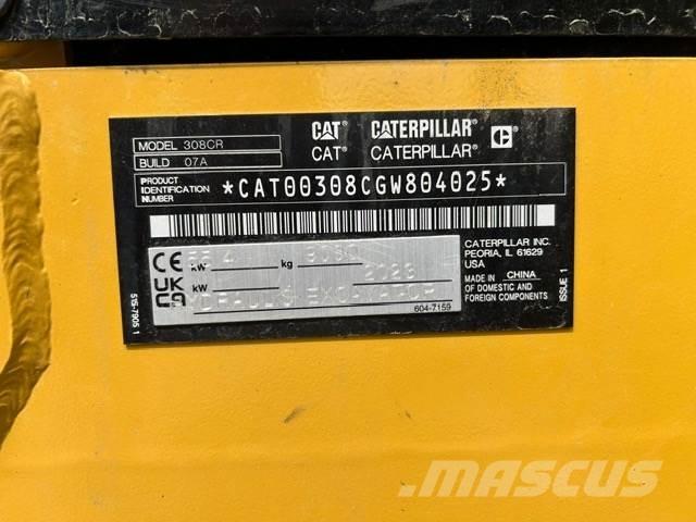 CAT 308-07 Mini rýpadla < 7t