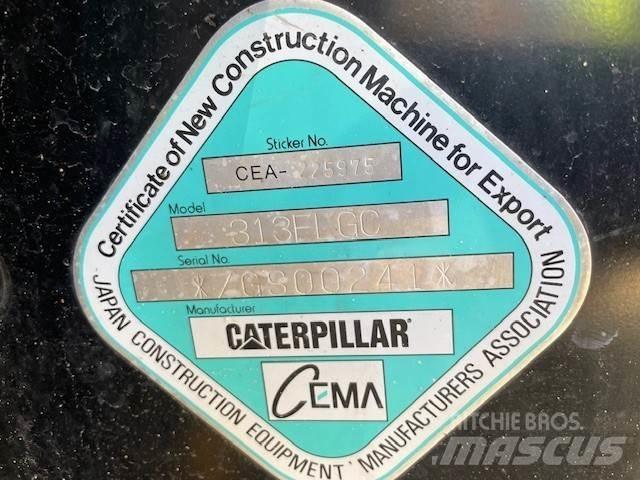CAT 313 FL GC Pásová rýpadla