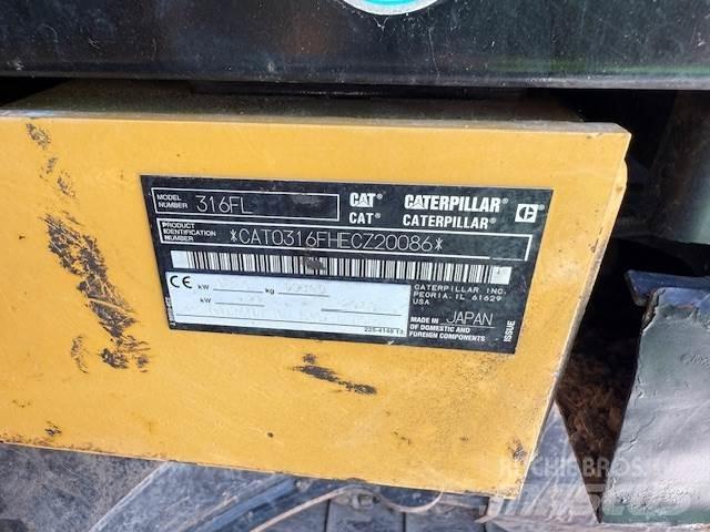 CAT 316F Pásová rýpadla