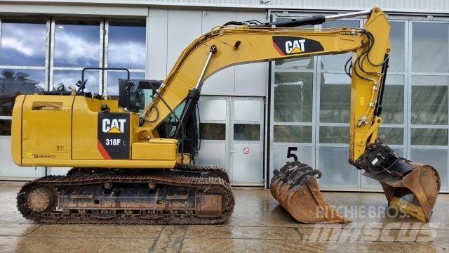 CAT 318F CW30s Pásová rýpadla