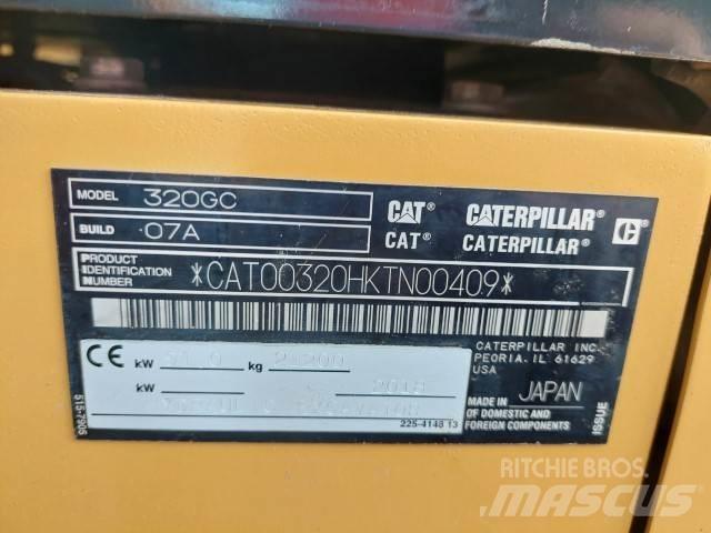 CAT 320GC Pásová rýpadla