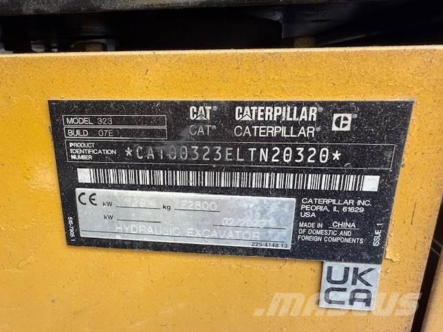 CAT 323-07 Pásová rýpadla