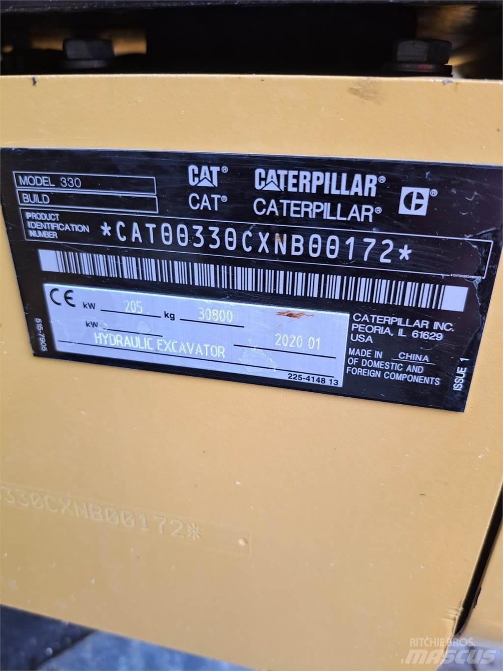 CAT 330 Pásová rýpadla