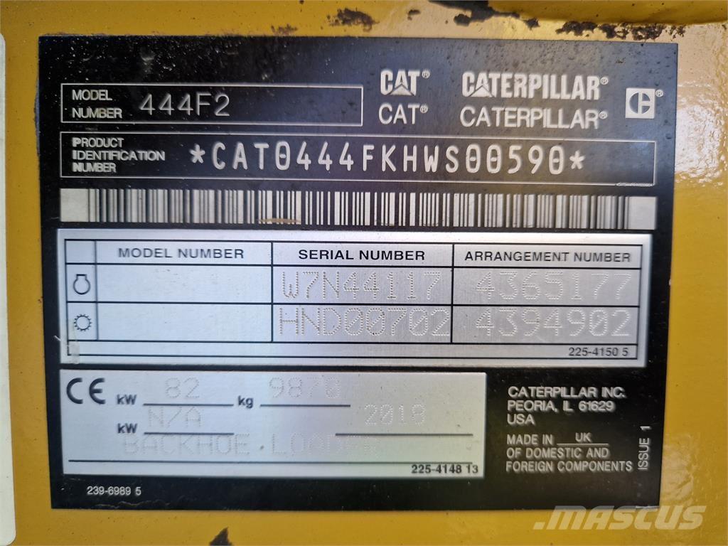 CAT 444F2 Rýpadlo-nakladače