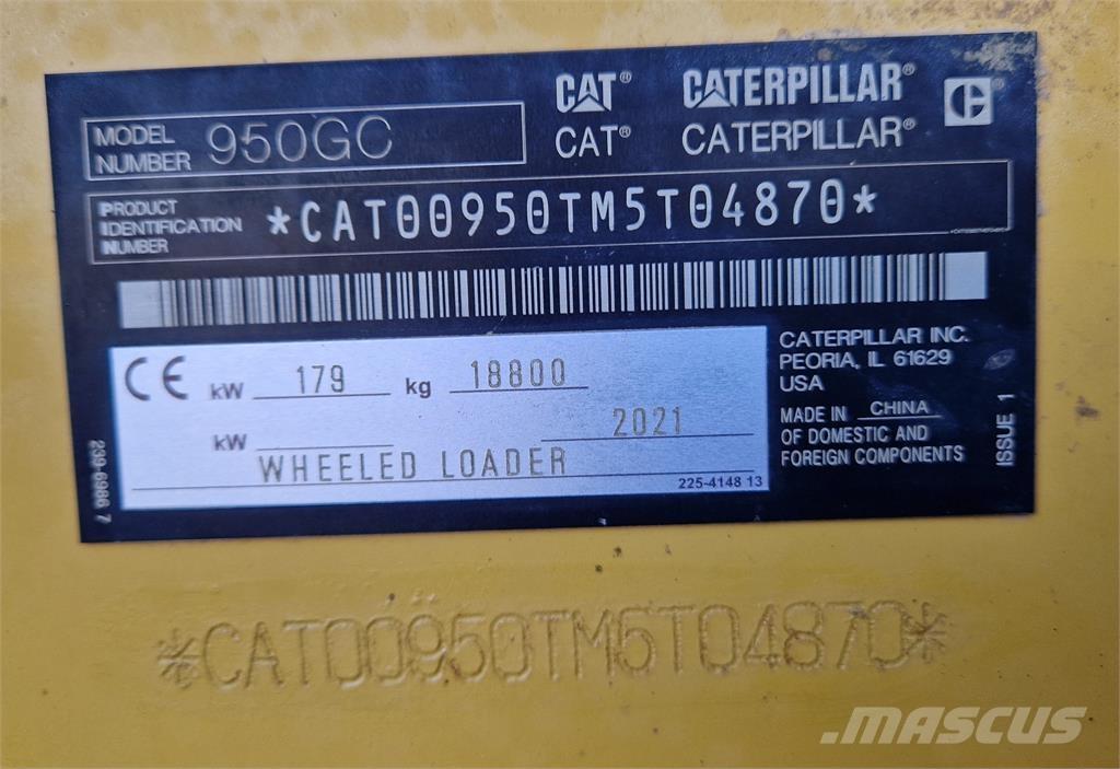 CAT 950GC Kolové nakladače