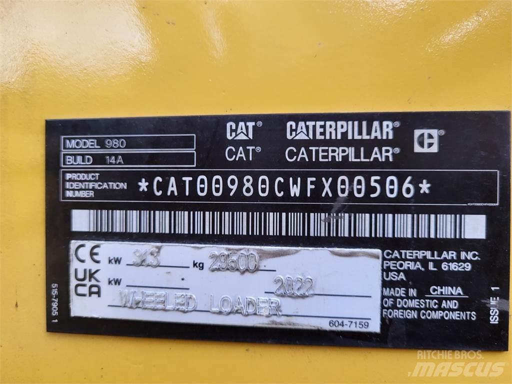 CAT 980 Kolové nakladače