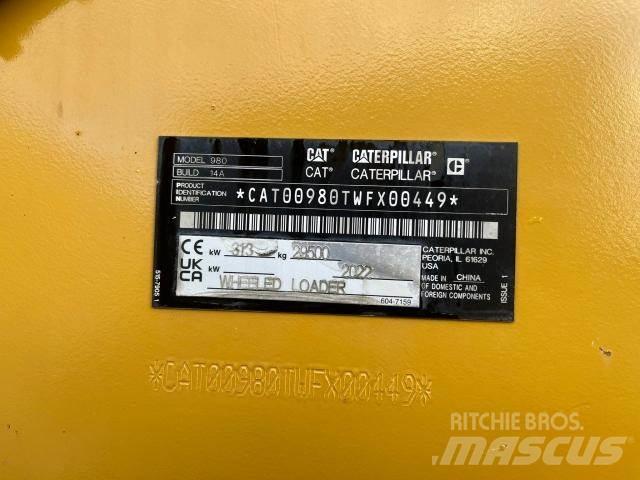 CAT 980 NG Kolové nakladače