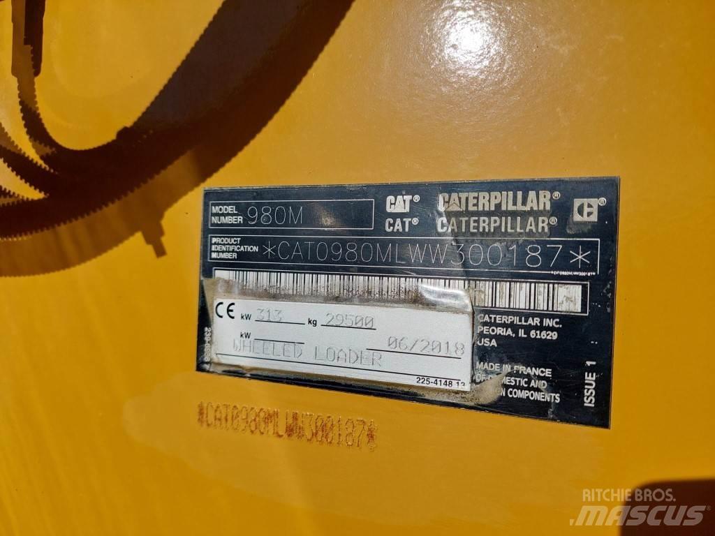 CAT 980M Kolové nakladače