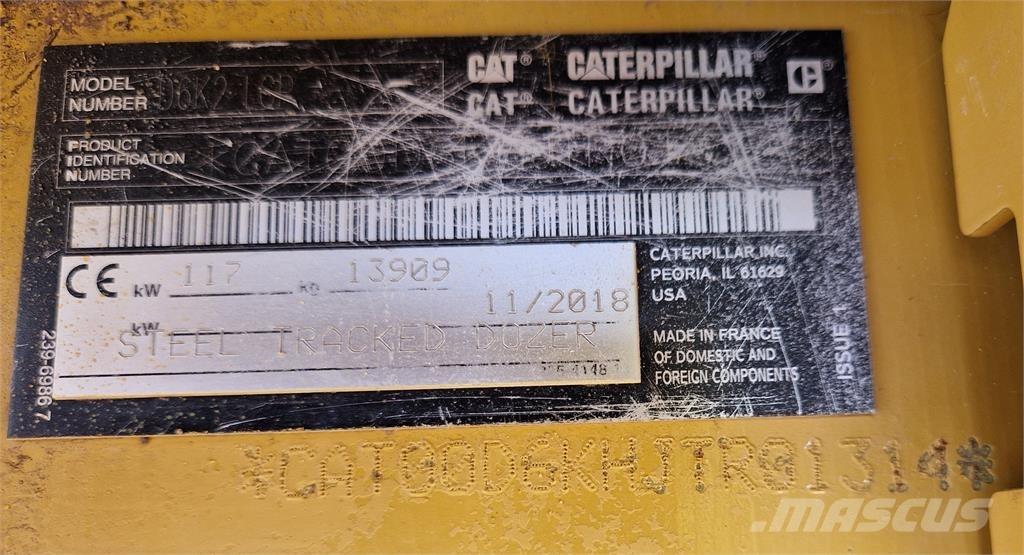 CAT D6K2 Pásové dozery