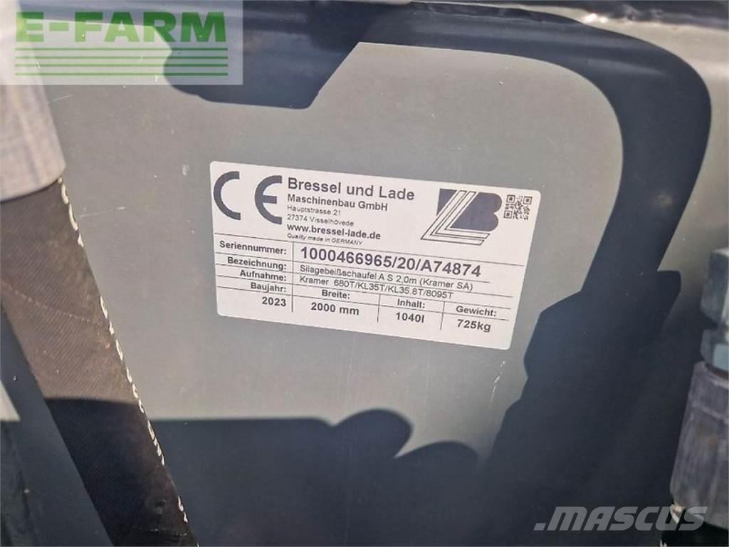 Kramer kl30.8t Teleskopické nakladače pro zemědělství