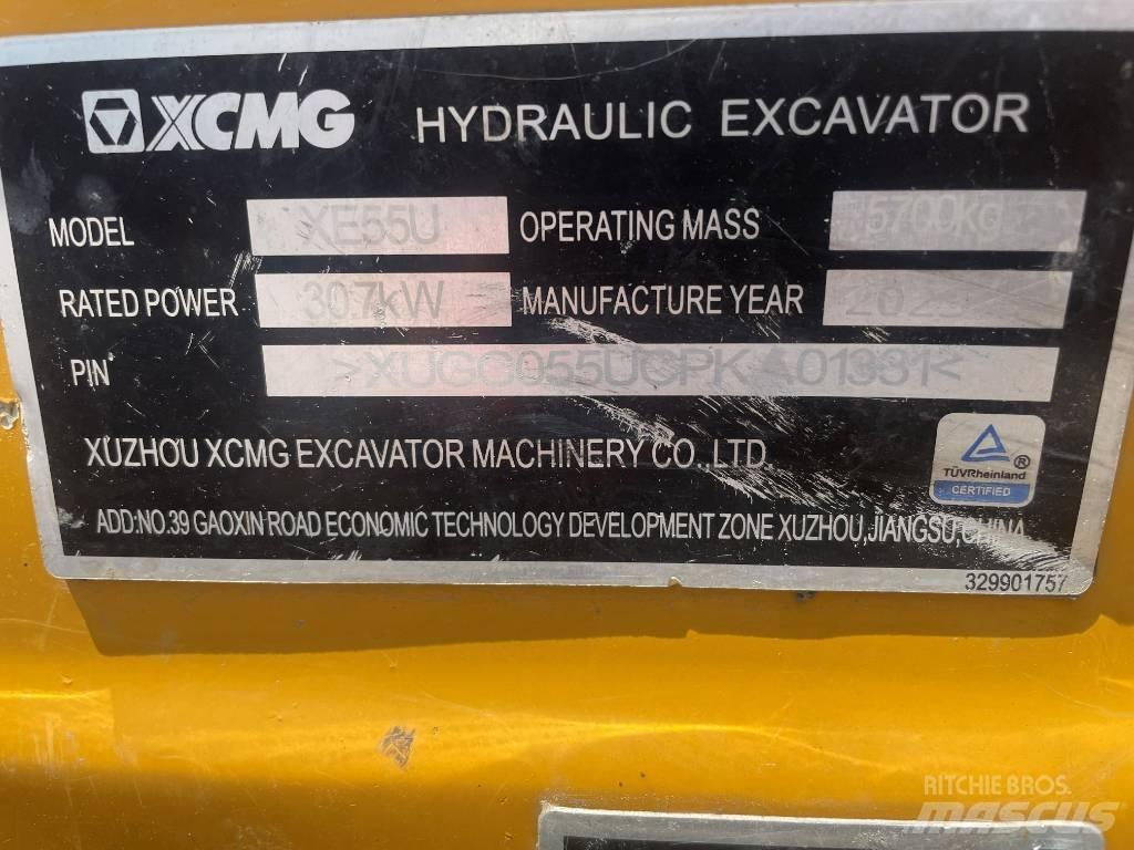 XCMG XE 55 U Mini rýpadla < 7t