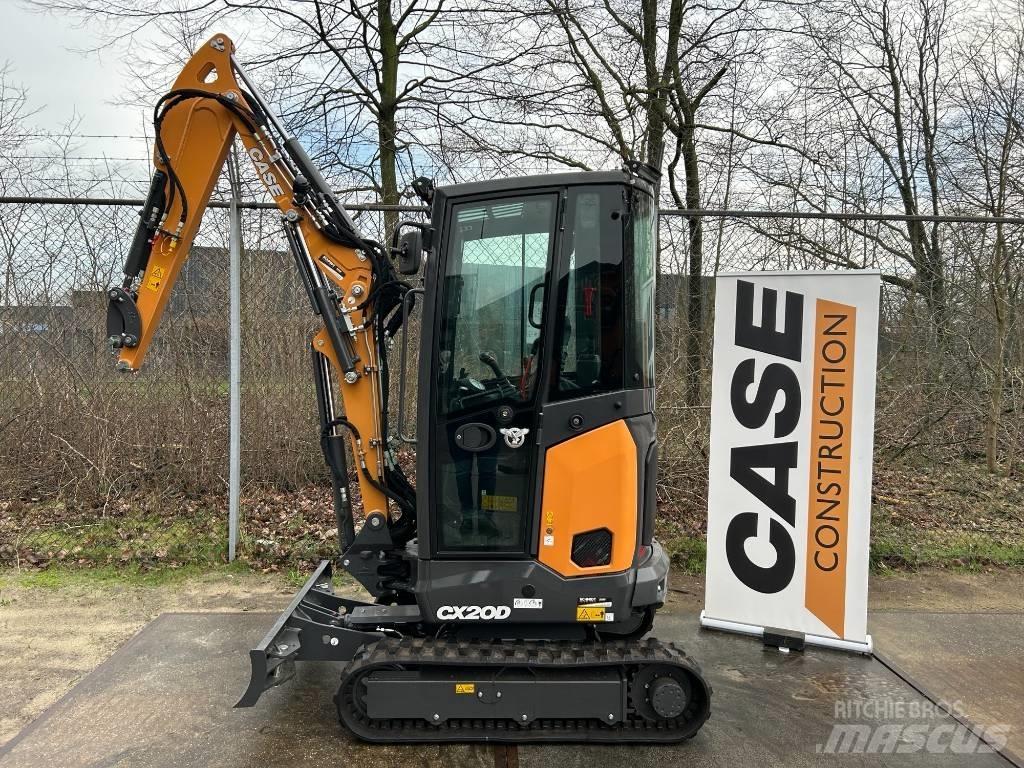 CASE CX20D Mini rýpadla < 7t