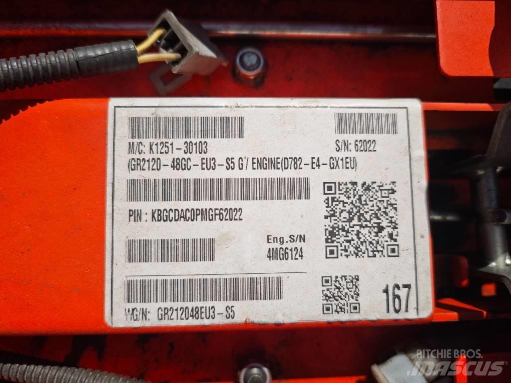 Kubota GR 2120 Samojízdné sekačky