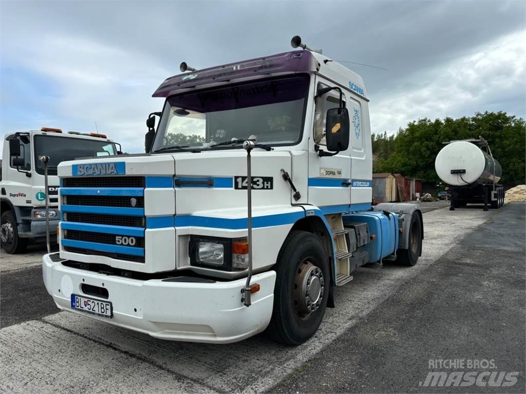 Scania T143 HA 500 Tahače