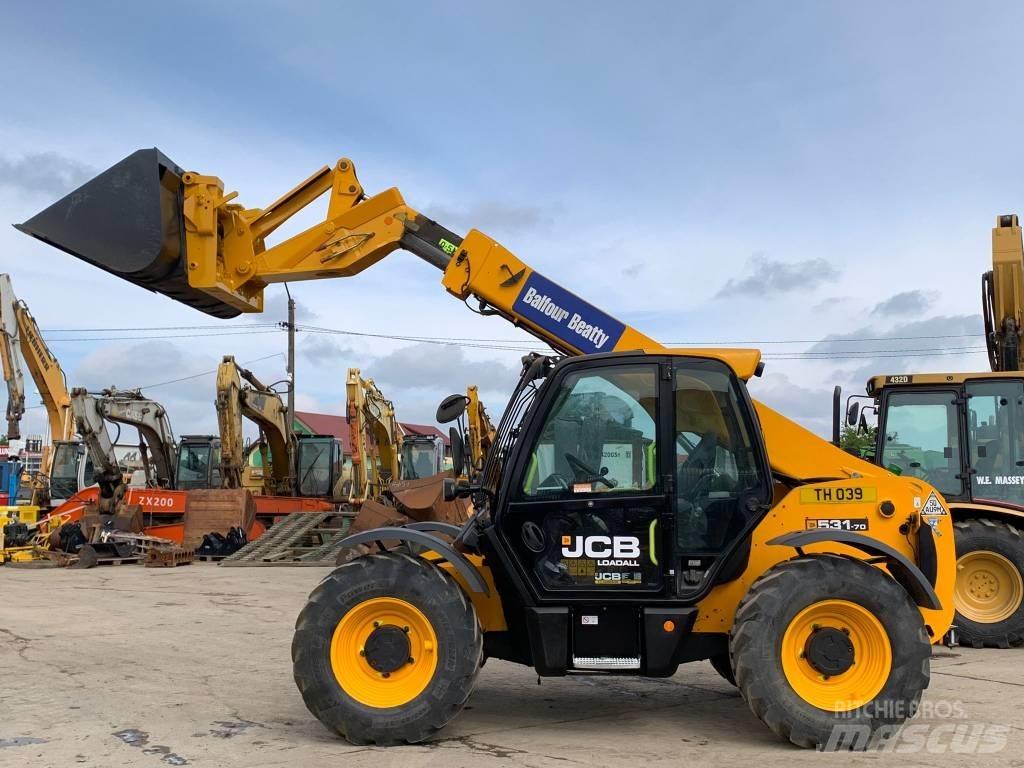 JCB 531-70 Teleskopické nakladače pro zemědělství