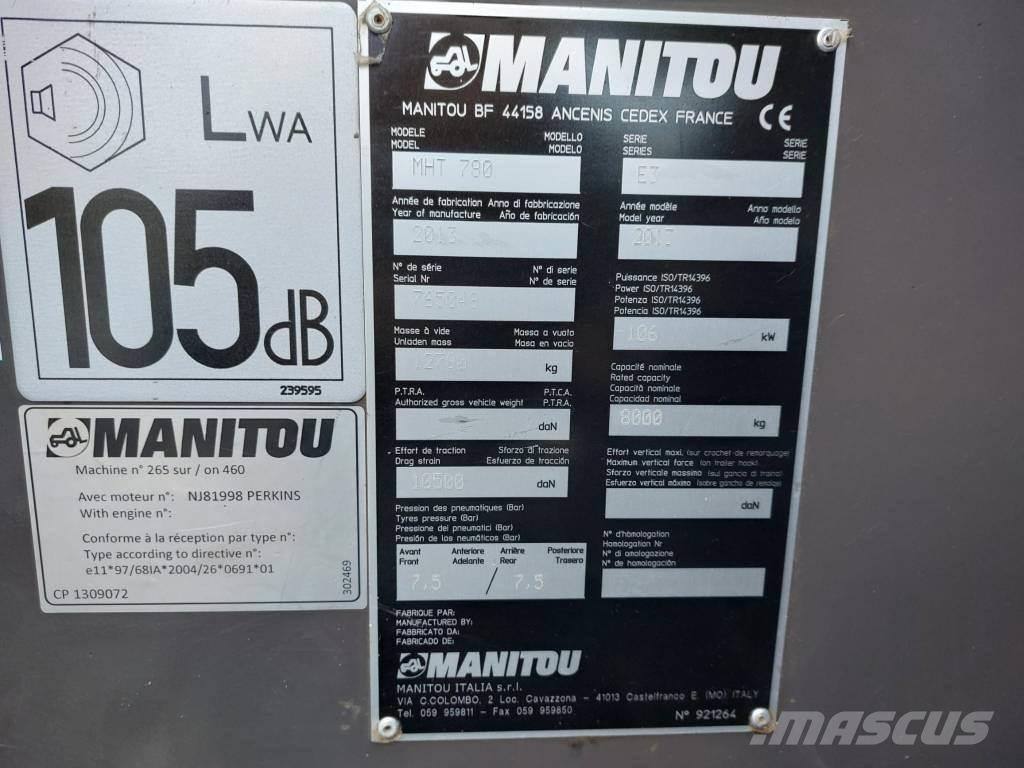 Manitou MHT 780 Teleskopické manipulátory